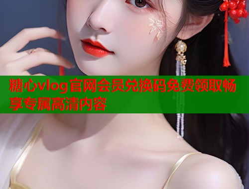 糖心vlog官网会员兑换码免费领取畅享专属高清内容  第1张