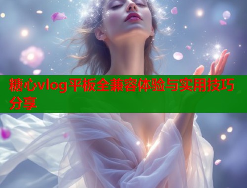 糖心vlog平板全兼容体验与实用技巧分享  第1张