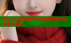 糖心vlog充换码平台全能管理轻松兑换高效便捷