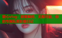 糖心vlog：甜蜜瞬间，无限可能，你的专属私密影像日记