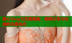糖心Vlog与百度网盘：视频分享与存储的完美结合