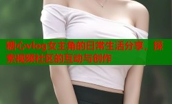 糖心vlog女主角的日常生活分享，探索视频社区的互动与创作