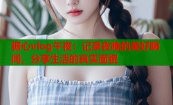 糖心vlog午夜：记录夜晚的美好瞬间，分享生活的真实面貌