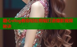 糖心vlog教你轻松剪辑打造爆款视频秘诀