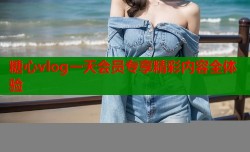 糖心vlog一天会员专享精彩内容全体验