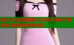 糖心Vlog影视盛宴 污力全开 精彩下载等你 满足你的所有幻想