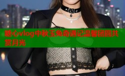 糖心vlog中秋玉兔奇遇记温馨团圆共赏月光