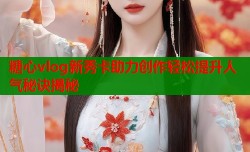 糖心vlog新秀卡助力创作轻松提升人气秘诀揭秘