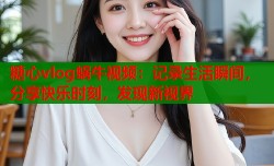 糖心vlog蜗牛视频：记录生活瞬间，分享快乐时刻，发现新视界