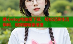 糖心vlog电脑版下载，轻松记录生活瞬间，视频编辑更便捷