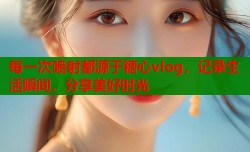 每一次喷射都源于糖心vlog，记录生活瞬间，分享美好时光