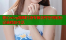 糖心vlog精魄打造专属创作空间轻松记录精彩生活