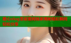 糖心vlog圣诞蕾姆独家揭秘精彩瞬间轻松分享