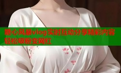 糖心风暴vlog实时互动分享精彩内容轻松吸粉变网红