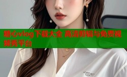 糖心vlog下载大全 高清剪辑与免费视频秀平台