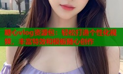 糖心vlog资源包：轻松打造个性化视频，丰富特效和模板随心创作