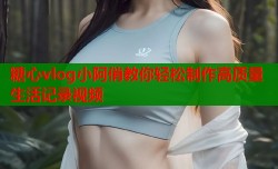 糖心vlog小阿俏教你轻松制作高质量生活记录视频