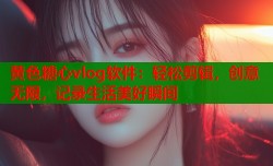 黄色糖心vlog软件：轻松剪辑，创意无限，记录生活美好瞬间