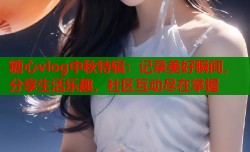 糖心vlog中秋特辑：记录美好瞬间，分享生活乐趣，社区互动尽在掌握