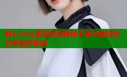 糖心vlog圣诞惊喜揭秘平家功能轻松记录美好瞬间