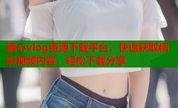 糖心vlog资源下载平台，快速获取精彩视频内容，轻松下载分享