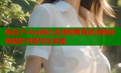 蛇信子vlog糖心在线观看高清流畅体验精彩内容尽在掌握
