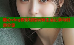 糖心vlog教你轻松玩转生活记录与创意分享