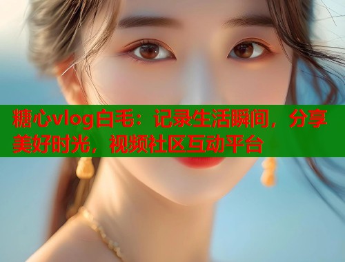 糖心vlog白毛：记录生活瞬间，分享美好时光，视频社区互动平台  第1张