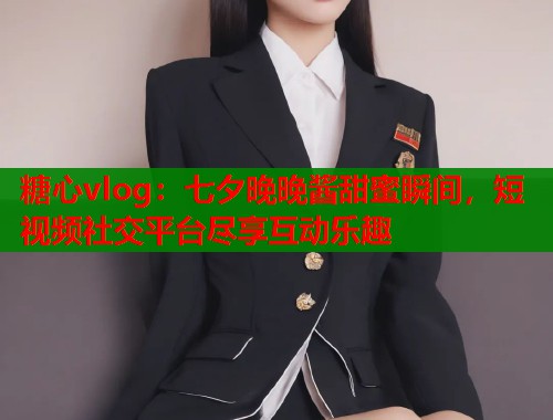 糖心vlog：七夕晚晚酱甜蜜瞬间，短视频社交平台尽享互动乐趣  第2张