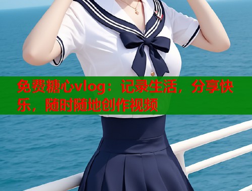 免费糖心vlog：记录生活，分享快乐，随时随地创作视频  第1张