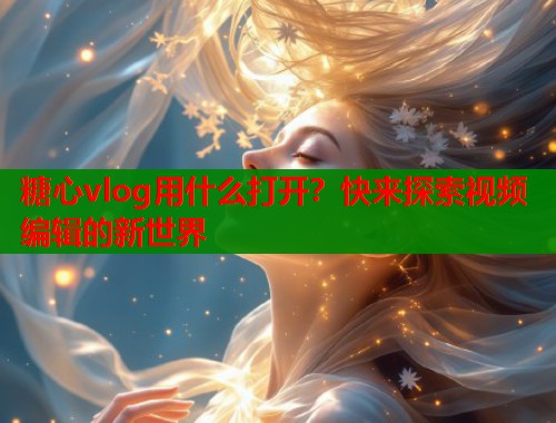 糖心vlog用什么打开？快来探索视频编辑的新世界  第1张