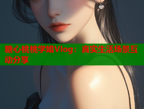糖心桃桃学姐Vlog：真实生活场景互动分享  第1张