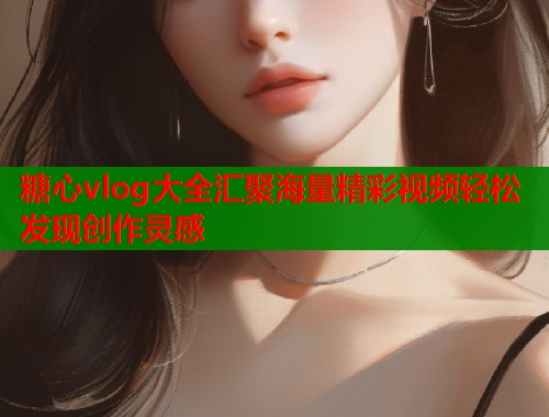 糖心vlog大全汇聚海量精彩视频轻松发现创作灵感  第1张