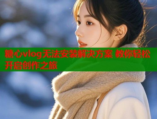 糖心vlog无法安装解决方案 教你轻松开启创作之旅  第2张