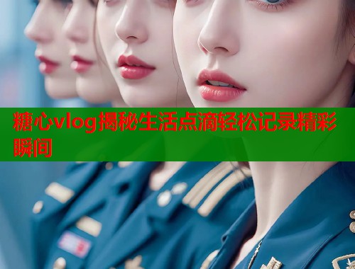 糖心vlog揭秘生活点滴轻松记录精彩瞬间  第1张