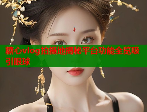 糖心vlog拍摄地揭秘平台功能全览吸引眼球  第1张