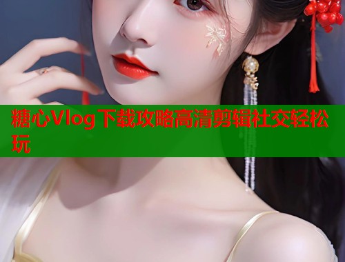 糖心Vlog下载攻略高清剪辑社交轻松玩  第1张