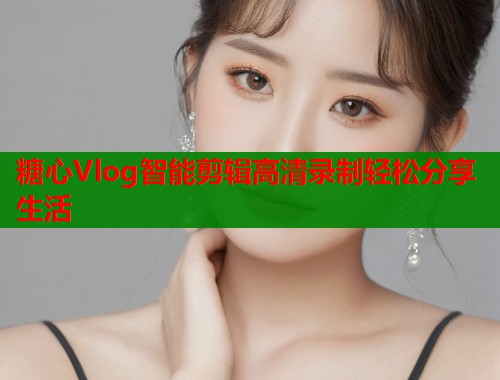 糖心Vlog智能剪辑高清录制轻松分享生活  第1张